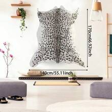 1pc Modern Home Decor Cartoon Imitation Animal Leopard Print Texture Pattern Area Rug, Soft Carpet For Bedroom Bathroom Tapestry - Multicolor - View 9