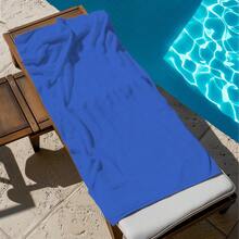 6 Pack Cabana Striped Beach Towel Microfiber Bath Towels Towel Set Quick Drying Lightweight 27''x 55'' Easter Day - 純藍色 - 查看 4