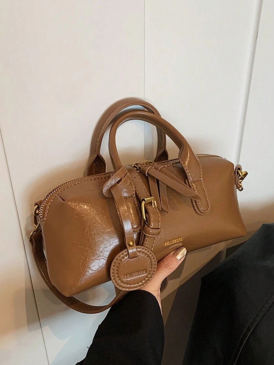 BELLEBORG Fashionable Multi-Purpose Retro Leather Handbag For Women