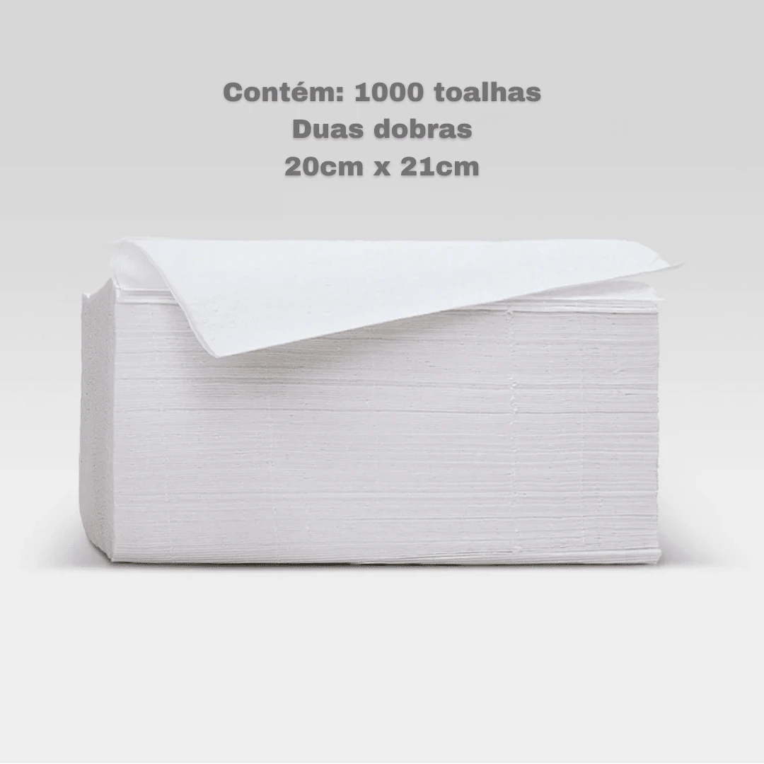 Baby Interfold Paper Towel 100 Cellulose Two Folds 20 X 21cm 1000