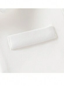 Young Boy Turndown Collar Polo Shirt, New Autumn Long Sleeve T-Shirt - White - View 4