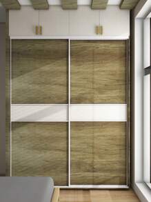 1pc Camel Thick Wooden Grain Self-Adhesive Wallpaper For Vintage Country Style Home Decor Such As Cabinets, Tables, Chairs And Room Background Refurbishment,Renovation Stickers Peel Wall Panels,Wall Paper, Wallpapers,Spring Decoration Items Refresh Your Home,Rama Decoration Stickers Gifts Birthday Graduation