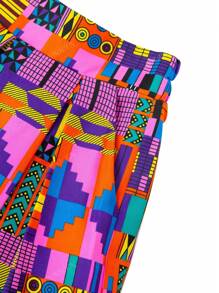 Afrykańska Spódnica Woskowa Kente Print Długa Dla Kobiet