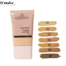 High Coverage Matte Facial Foundation Kit With 2 Units Phallebeauty - Màu 5 - Xem 2
