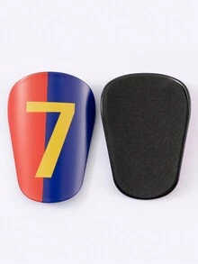1 Pair Mini Master Football Numeric Pattern Thick Leg Shin Guards Adult Protective Pads - Multicolor - View 15