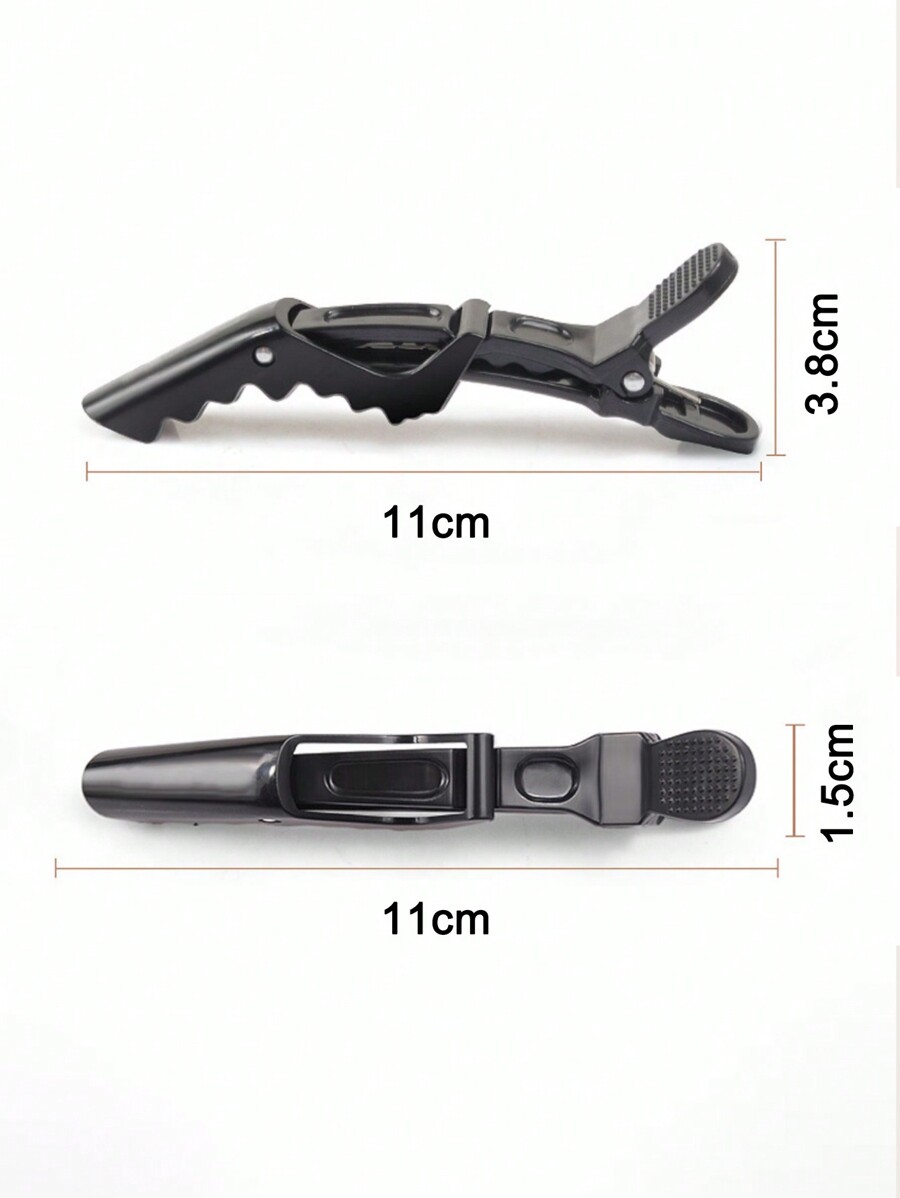 Lot de 5 pièces Pince à cheveux en forme d'alligator, pince à cheveux