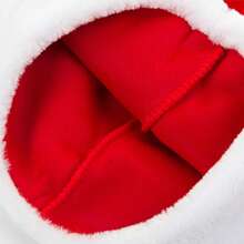 Personalized Embroidered Name Christmas Hat - Santa Hat For Family Members, Thick Short Plush Christmas Decorative Hat - Multicolor - View 5