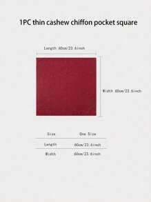 1pc Bandana Embossed Square Scarf Head Wrap - Multicolor - View 6