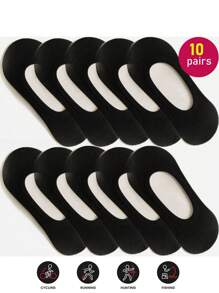 10 paires/5 paires en option Super fins chaussettes de sport semi-transparentes jetables pour la danse/la course, chaussettes courtes de style casual pour le printemps et l'été ; Nouveaux lots de 2 paquets de chaussettes de couleur unie pour chevilles en noir et blanc pour femmes, chaussettes basses respirantes et antidérapantes invisibles, chaussettes invisibles en mélange de nylon de petite taille, chaussettes courtes basses pour le printemps, l'été, l'automne et l'hiver, chaussettes bateau jetables