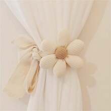 1 pieza Cortina con lazada 3D floral linda - Decoración colgante minimalista y de moda para dormitorio y sala de estar