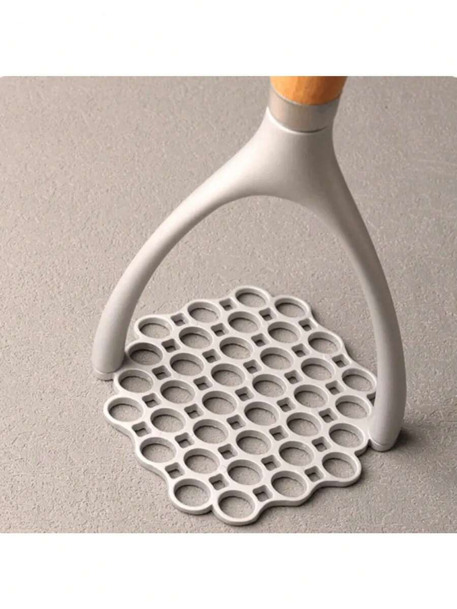 1pc, Premium Aluminum Alloy Potato Masher Effortless Fruit And