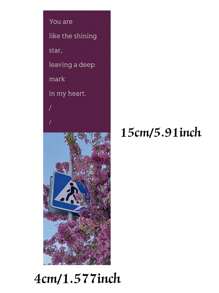 30 件风景书签，带有鼓舞人心的英文名言，适合学生的美学阅读标记，创意礼物和 DIY 页面装饰 - 彩色 - 查看 6