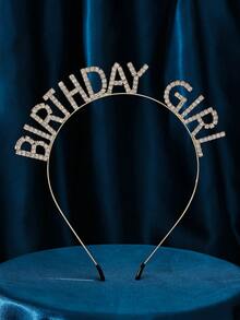 1 pieza Corona de cumpleaños de moda y única para niñas, tocado para fiesta de cumpleaños - Multicolor - Ver 5