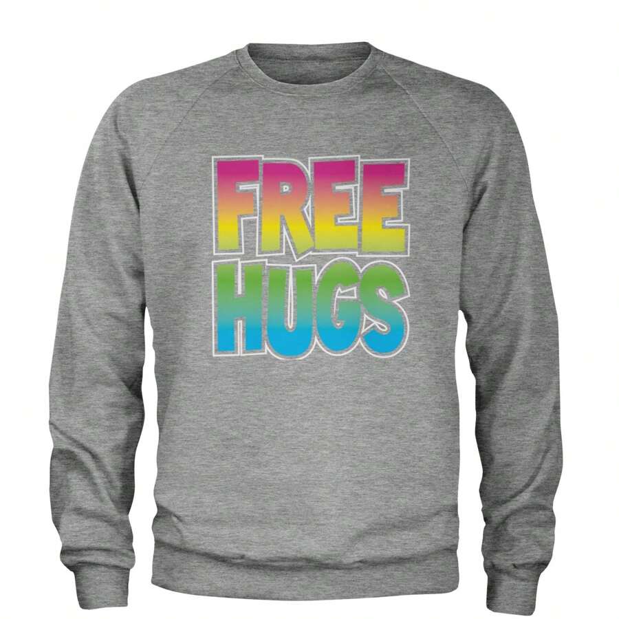 Free Hugs Adult Crewneck Sweatshirt