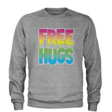 Free Hugs Adult Crewneck Sweatshirt