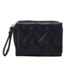 Woman Card Holder Small Ladies Purses Mini Clutch Card Holder Trifold Short Purse Wallet Small Pink