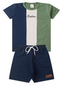 Explore Cutouts Boys Summer Set - Green - Nhiều màu - Xem 1
