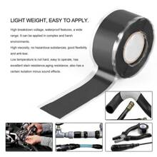 APORNI Ruban adhésif en silicone, ruban isolant imperméable et résistant à la chaleur pour tuyau, fil, électricité, automobile et usage domestique
