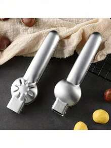 栗子螺丝刀 不锈钢栗子去皮十字刀 去壳去核家用栗子去壳器