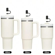 1PC/3PCS 圆柱形吸管盖，可重复使用的硅胶吸管盖，适用于直径 6-10 毫米的吸管 - 彩色 - 查看 4