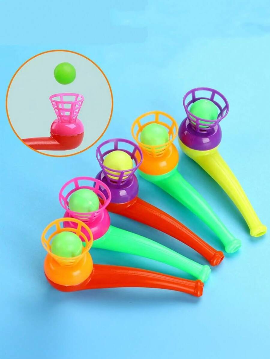 1/5/10/20pcs Random Mix Color Plastic Party Whistles, Floating Smoke Ball Blowers,Shaped Like A Pipe,Party Games,Small Gift Ornament Shaking Cute Fun , Christmas Gift, Party Favors, Gift Bag Fillers, Classroom Prizes,Funny