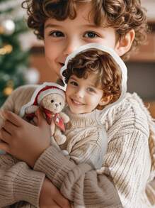 1pc Custom Photo Pillow For Kids, Custom Face Pillow, Custom Gift, Personalized 3D Pillow, Personalized Gift, Head Cushion, Pet Picture Can Be Used, Gift For 3 Years Old And Above, Funny Gift, Cute Gift, Lovely Gift, Bedroom Decor, Housewarming Gift Baby Shower Family Decorations Gifts Winter Eve Gifts Back To School Winter Gift Ideas Boy Girl Valentine's Day