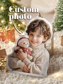 1pc Custom Photo Pillow For Kids, Custom Face Pillow, Custom Gift, Personalized 3D Pillow, Personalized Gift, Head Cushion, Pet Picture Can Be Used, Gift For 3 Years Old And Above, Funny Gift, Cute Gift, Lovely Gift, Bedroom Decor, Housewarming Gift Baby Shower Family Decorations Gifts Winter Eve Gifts Back To School Winter Gift Ideas Boy Girl Valentine's Day