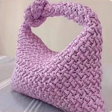 1PC Raffia Yarn Hand Crochet Foldabe Raffia Bag Hat Fashion Ribbon Rope For Handknitting Thread - Multicolor - View 6