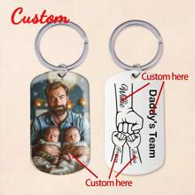 Móc chìa khóa tùy chỉnh cho bố, Móc chìa khóa có ảnh cho bố, Móc chìa khóa hình nắm đấm bố có tên con, Quà tặng Ngày của cha, Quà tặng gia đình được cá nhân hóa cho bố, Chó, Khắc, Kim sa, Không gỉ, Cổ điển, Thường ngày, Unisex, Hipster, Tiền cũ, Phong cách, Tùy chỉnh, Được cá nhân hóa, Độc đáo, Tùy chỉnh, Quà tặng lý tưởng cho anh ấy, Quà tặng lý tưởng cho cô ấy, Cho ngày kỷ niệm, Cho sinh nhật, Cho đám cưới, Cho lễ tốt nghiệp, Cho tân gia, Quà tặng cá nhân hóa cho phụ nữ/đàn ông, Móc chìa khóa được cá nhân hóa/tùy chỉnh, Mặt dây chuyền túi - Tùy chỉnh hai mặt bạc - Xem 6