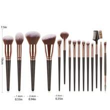 Set de 20 de pensule de machiaj jumbo, instrument de machiaj pentru față auriu șampanie, peri din nailon, toate tipurile de ten, mâner din plastic ABS - Set complet de instrumente de înfrumusețare fără aromă pentru fond de ten, fard de pleoape, amestec, corector, eyeliner - Set de instrumente de înfrumusețare versatil pentru începători și profesioniști, cadou pentru femei, set de pensule, kit de pensule de machiaj, set de pensule de machiaj, set complet de machiaj, set de pensule, set de pensule machiaj, set cadou machiaj, set