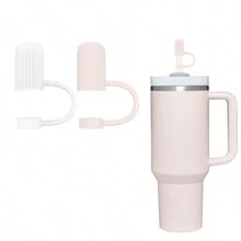 1PC/3PCS 圆柱形吸管盖，可重复使用的硅胶吸管盖，适用于直径 6-10 毫米的吸管 - 彩色 - 查看 11