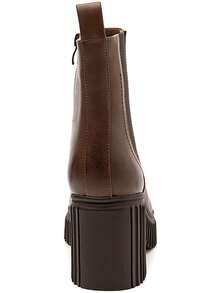 Women's Ankle Boots Combining Elegance And Comfort - Camel - View 6