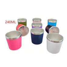 Stainless Steel Thermal Cup 240ml Hot/Cold Ideal For Tea Juices Tereré Mate - 粉色 - 查看 6