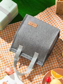 New Thickened Waterproof Oxford Cloth Lunch Bag, Thermal Insulated Lunch Box Bag, Portable Food Storage Container For Picnic School Bag Lunch Tote Bag Cooler Box Storage Bag Women Cute Lunch Pack Tiffin Bag Small Woman For Women Ladies School Supplies Stuff Accessories