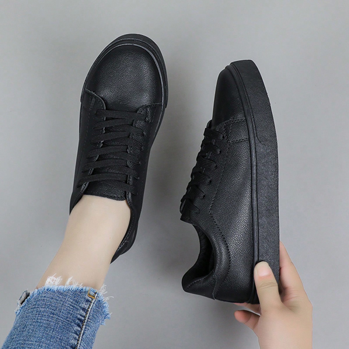 Nuevos zapatos deportivos para estudiantes, livianos, transpirables, antideslizantes y de suela suave, versátiles y casuales para mujeres