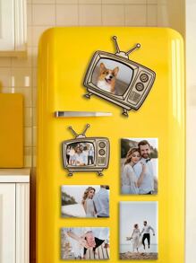 1pc Custom Photo Magnetic Refrigerator Sticker, Personalized Printing Of Any Photo, Suitable For Various Festivals Such As Christmas, Halloween, Birthdays, Couple's Anniversary And Weddings Ideal Gifts For Him, Ideal Gifts, For Anniversaries, For Valentine's Day, For Mother's Day, For Birthdays, For Father's Day, For Graduation, For Weddings, For Housewarming
