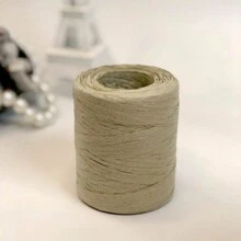 1PC Raffia Yarn Hand Crochet Foldabe Raffia Bag Hat Fashion Ribbon Rope For Handknitting Thread - Multicolor - View 19