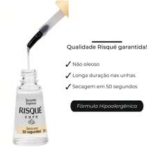 Kit Esmalte Risque Care Base + Cobertura + Secante Express Festa Junina
