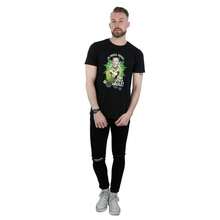 DC Comics Camiseta de la serie de televisión de  de  para hombres, "Es hora de un acertijo" con el Acertijo (negra) - Negro - Ver 4