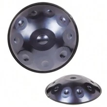 10 Notes Blue Handpan 440Hz Steel Tongue Drum Percussion Instrument Handpan Drum - Blue - View 5