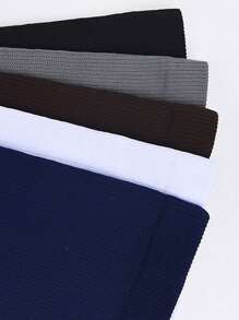 3pairs High-Performance Jumping Rope Compression Socks, Anti-Slip Yoga Stockings, Slimming Leg Shaping Knee High Socks For Women And Couples, Gym, Fall - Black - View 3