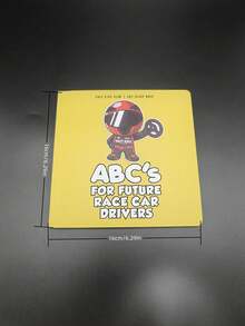 Thẻ học chữ cái ABC dành cho những tay đua xe tương lai Quà tặng sinh nhật – Chất liệu bìa cứng – Thẻ chữ cái giáo dục với chủ đề ô tô Nhật ký Quà tặng Halloween Quà tặng Giáng sinh - Nhiều màu - Xem 2