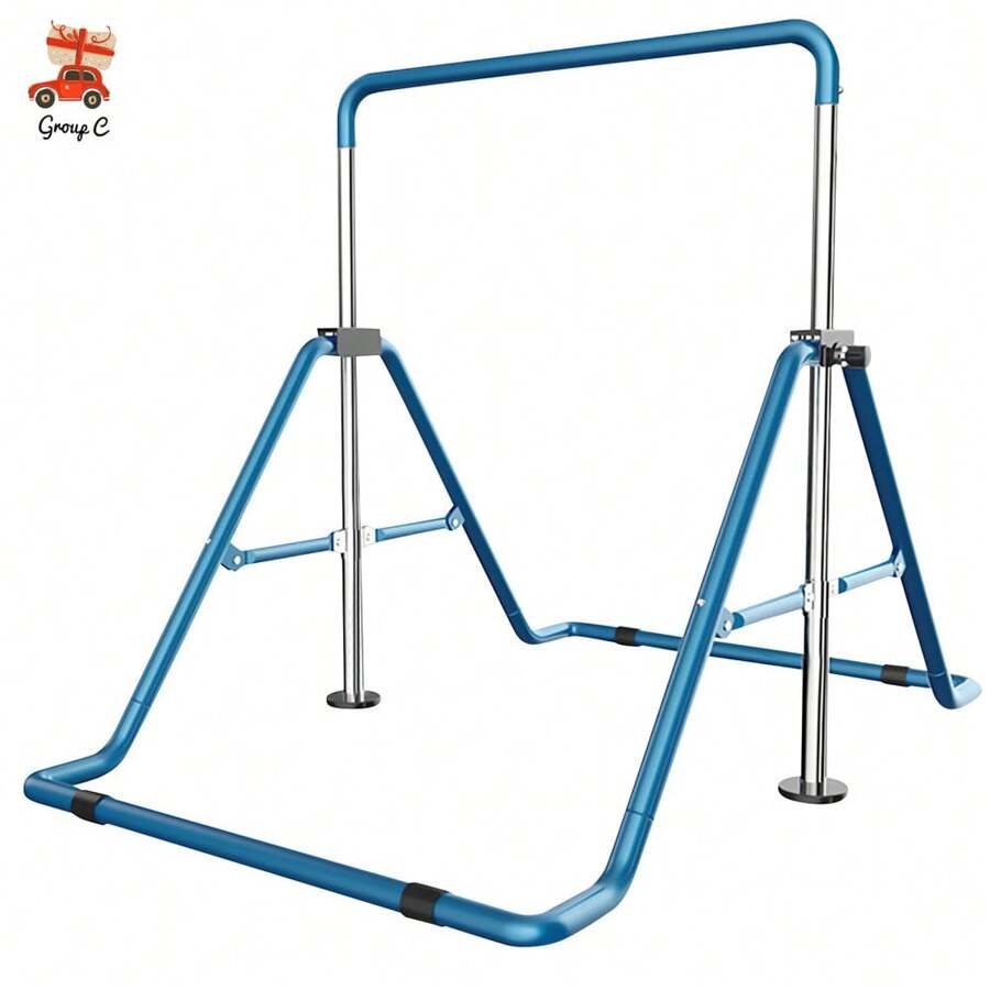Gymnastics Parallel Bars, Uneven Bars & High Bars Futchoy Gymnastics Bar Up To 100kg Gym Gymnastics Bar Exercise Climbing Tower - Màu xanh lam - Xem 1