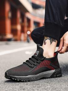 2024 Men's Breathable Lightweight Casual Sneakers, Thick Sole Fashionable Chunky Sneakers For Summer