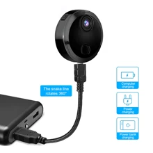 1pc HD 1080P Mini Camera, Portable Small Nanny Cam, Tiny Camera With Night Vision And Motion Detection, Home Security Camera For Indoor Outdoor Pet,Micro Camera With Night Vision, Motion Detection, Rechargeable Battery - Easy To Install And App Control App-Controlled, As Halloween, Christmas Gift