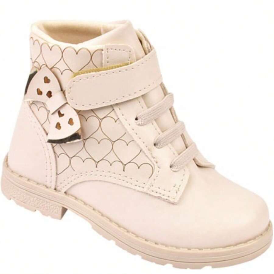 Children's Combat Boots For Girls, Fashion Bloggers, Wonderful - trắng - Xem 1