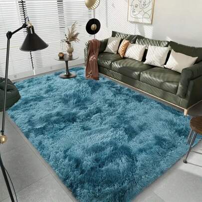 Super Soft Long Carpet, Fluffy Tie Dye Shaggy Rug For Living Room, Bedroom, Nursery, Dormitory, Teen's Room Decoration Gifts Birthday Graduation
