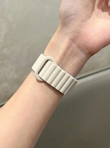 18 毫米 20 毫米 22 毫米硅胶磁性表带兼容三星 Galaxy Watch 3/4/5/6、GT4/3、Garmin、Amazfit - 彩色 - 查看 4