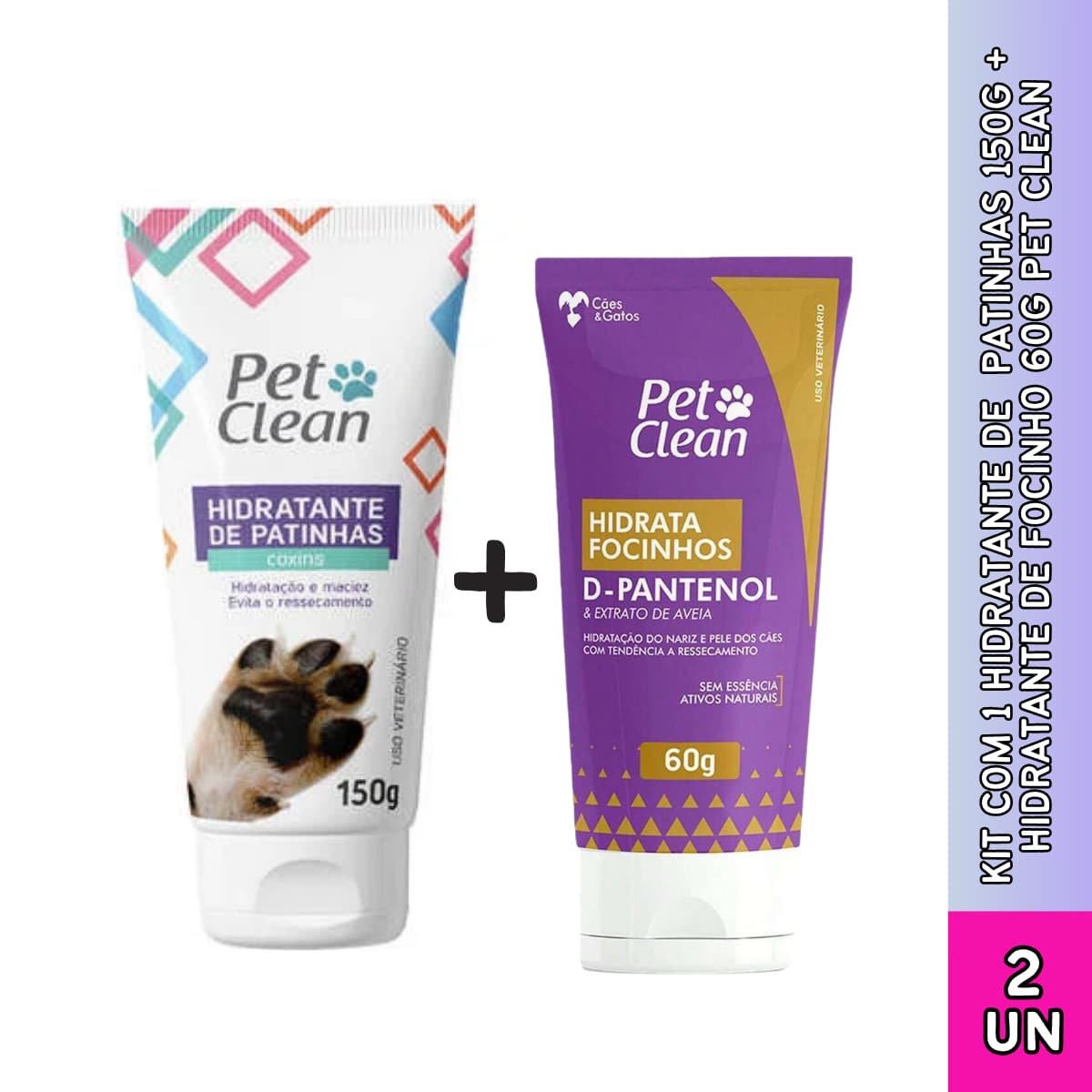 KIT WITH 1 Paw Moisturizer + 1 Pet Clean Snout Moisturizer 120ml - 白色 - 查看 1