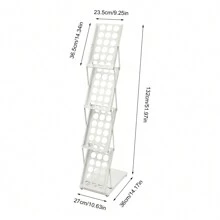 CNCEST Magazine Rack - สีขาว - ดู 2